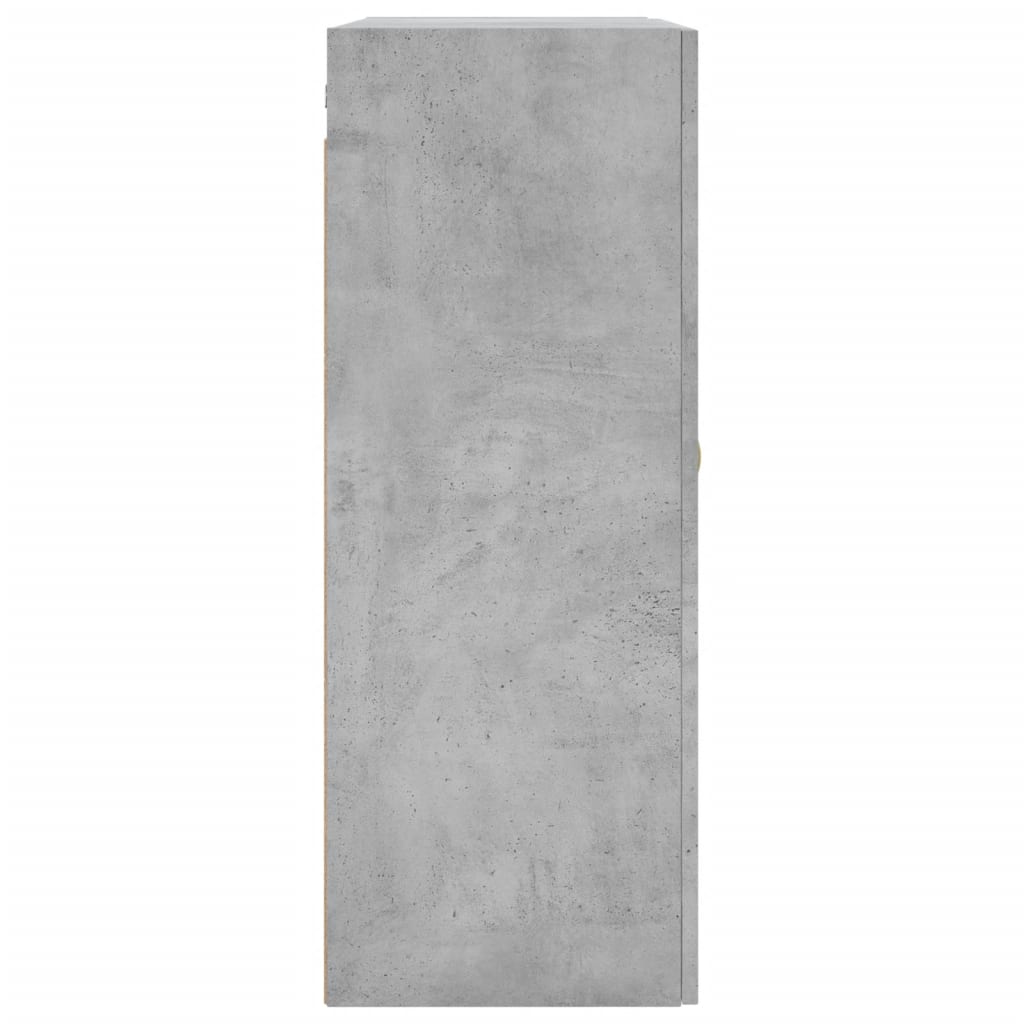 2 db betonszürke faliszekrény 69,5 x 34 x 90 cm
