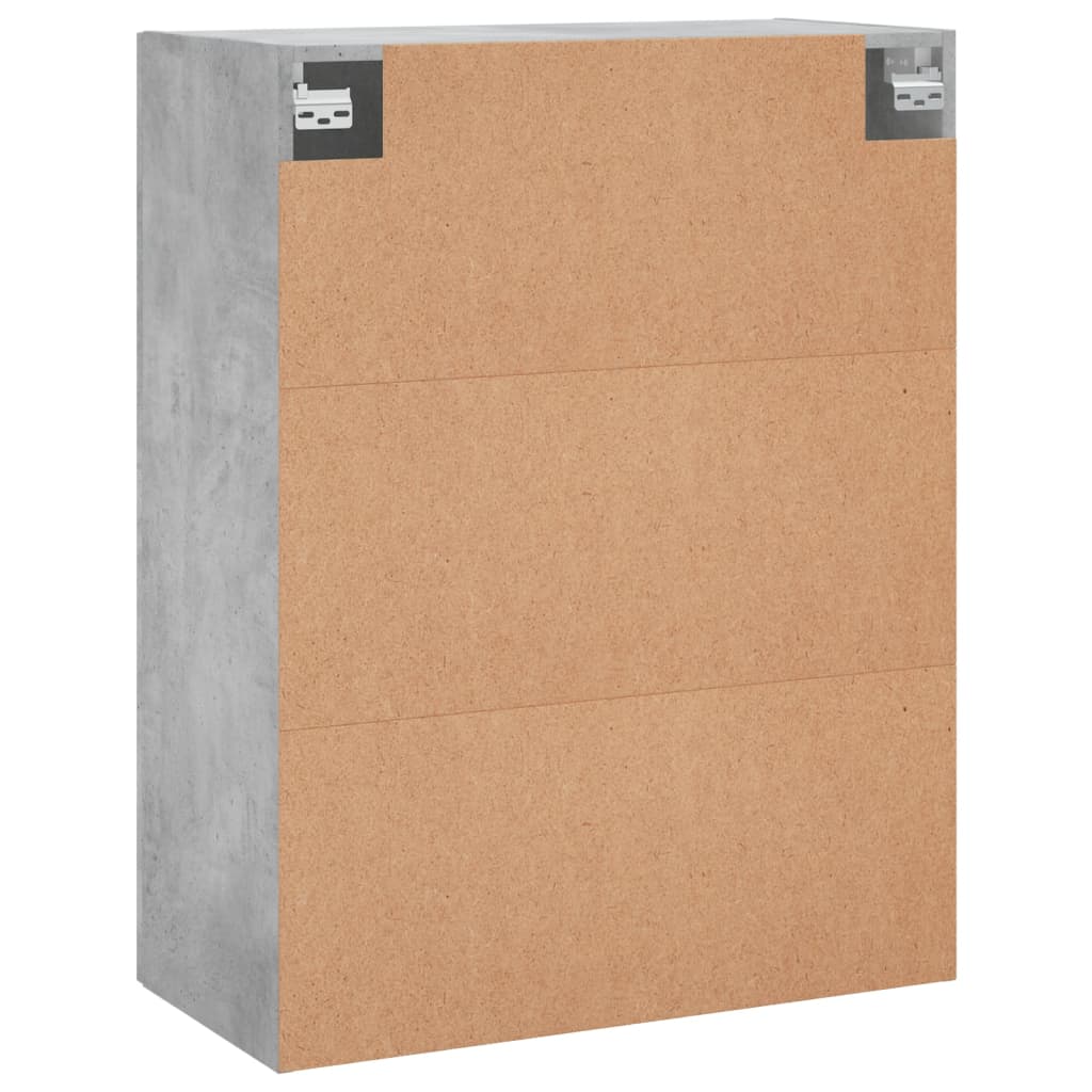 2 db betonszürke faliszekrény 69,5 x 34 x 90 cm