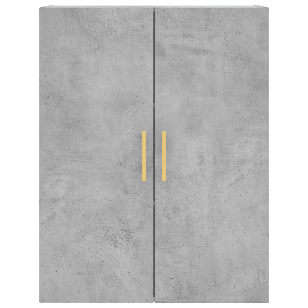 2 db betonszürke faliszekrény 69,5 x 34 x 90 cm