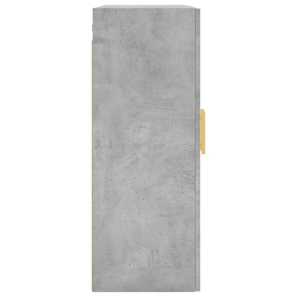 2 db betonszürke faliszekrény 69,5 x 34 x 90 cm
