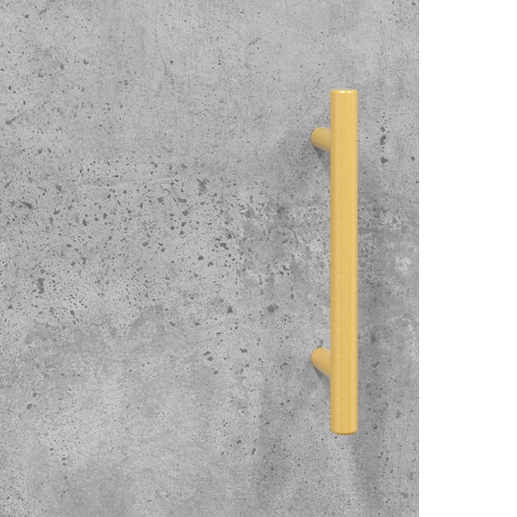 2 db betonszürke faliszekrény 69,5 x 34 x 90 cm