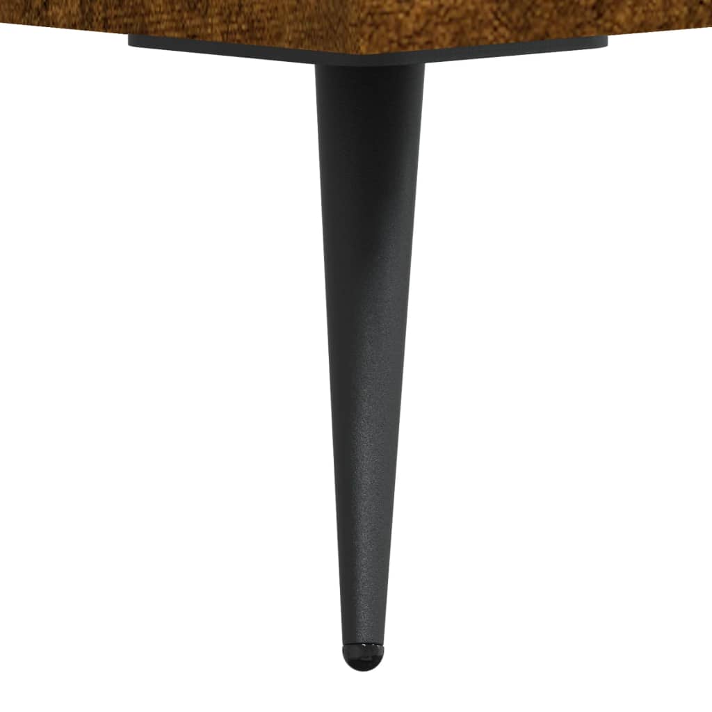 Füstös tölgy színű szerelt fa magasszekrény 69,5 x 31 x 115 cm