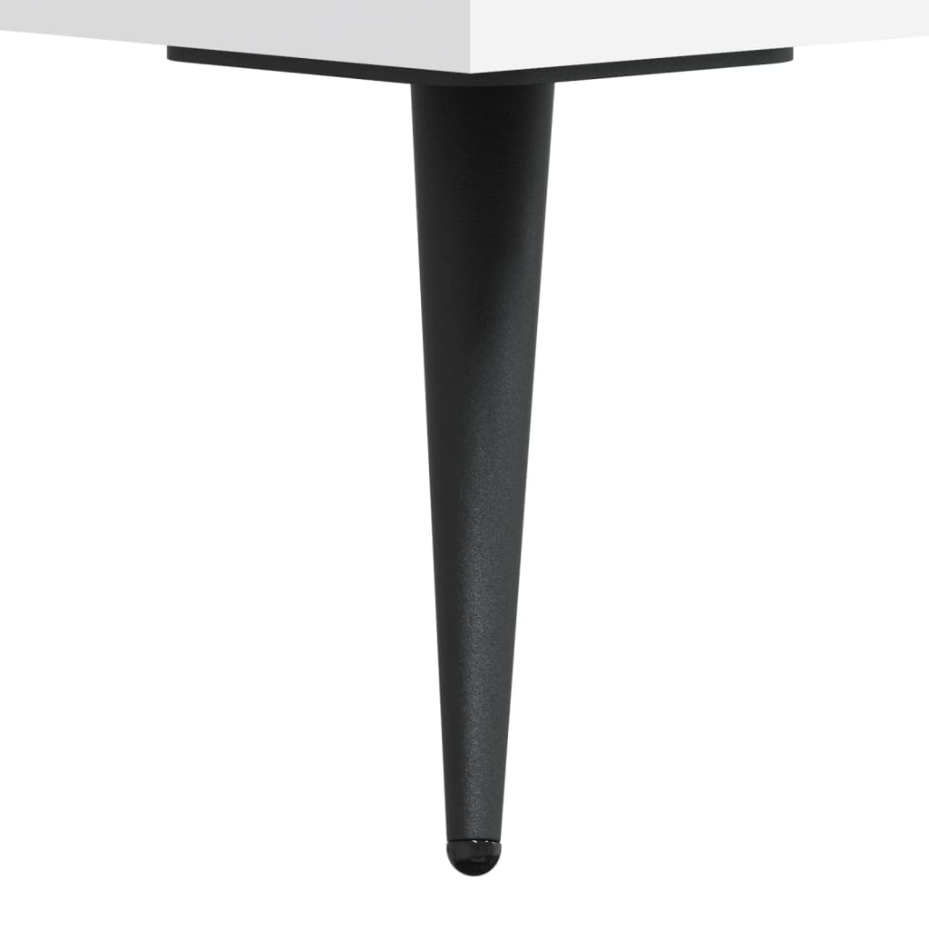 Fehér szerelt fa tv-szekrény 80 x 36 x 50 cm Fehér szerelt fa tv-szekrény 80 x 36 x 50 cm