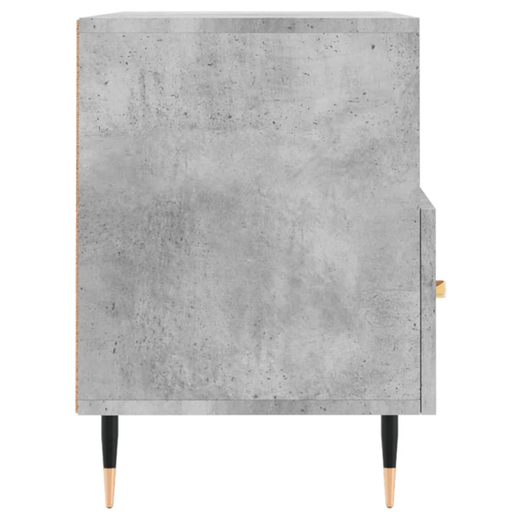 Betonszürke szerelt fa tv-szekrény 80 x 36 x 50 cm Betonszürke szerelt fa tv-szekrény 80 x 36 x 50 cm