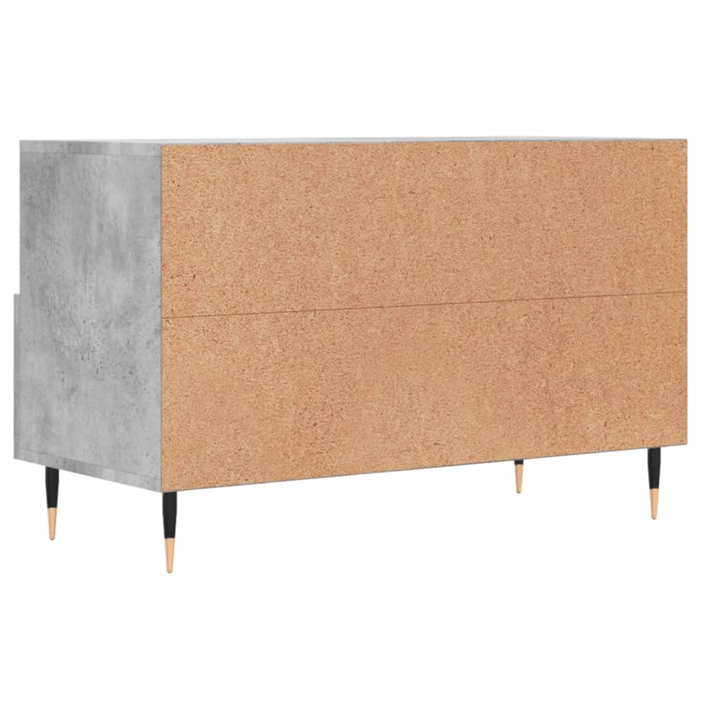 Betonszürke szerelt fa tv-szekrény 80 x 36 x 50 cm Betonszürke szerelt fa tv-szekrény 80 x 36 x 50 cm