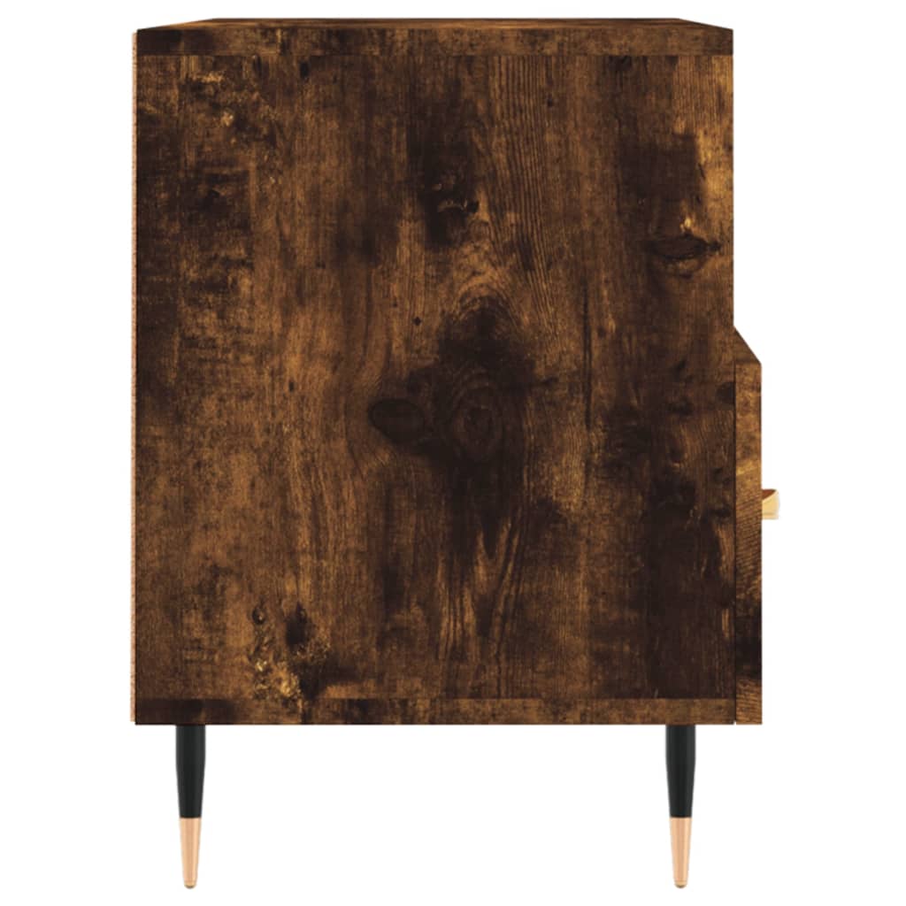 Füstös tölgyszínű szerelt fa tv-szekrény 80 x 36 x 50 cm Füstös tölgyszínű szerelt fa tv-szekrény 80 x 36 x 50 cm