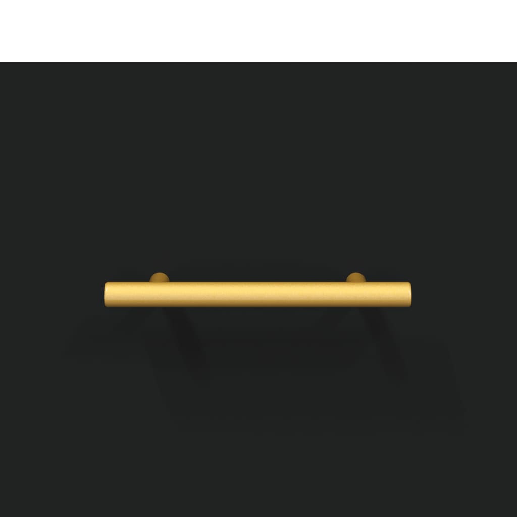 Fekete szerelt fa tv-szekrény 80 x 36 x 50 cm