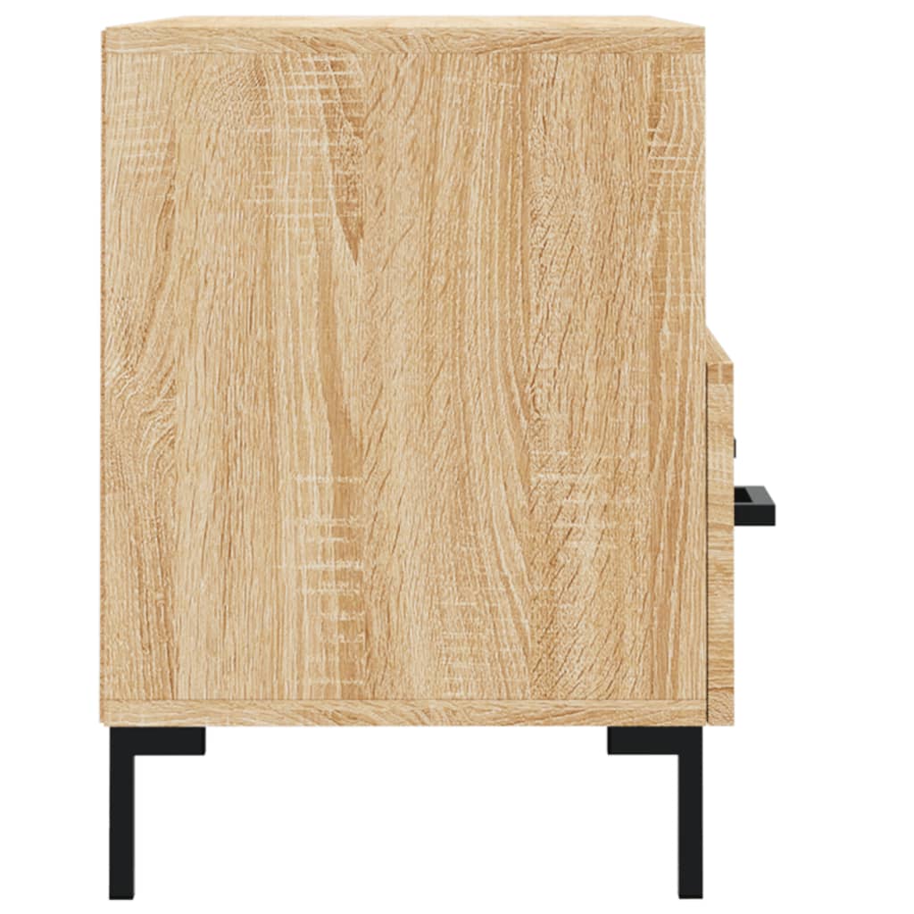 Sonoma-tölgyszínű szerelt fa tv-szekrény 80 x 36 x 50 cm Sonoma-tölgyszínű szerelt fa tv-szekrény 80 x 36 x 50 cm