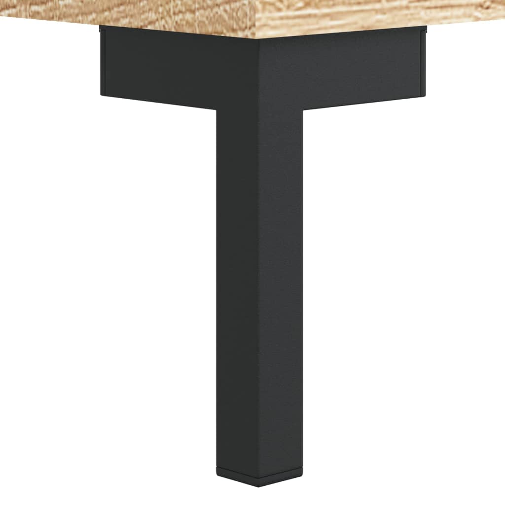 Sonoma-tölgyszínű szerelt fa tv-szekrény 80 x 36 x 50 cm Sonoma-tölgyszínű szerelt fa tv-szekrény 80 x 36 x 50 cm