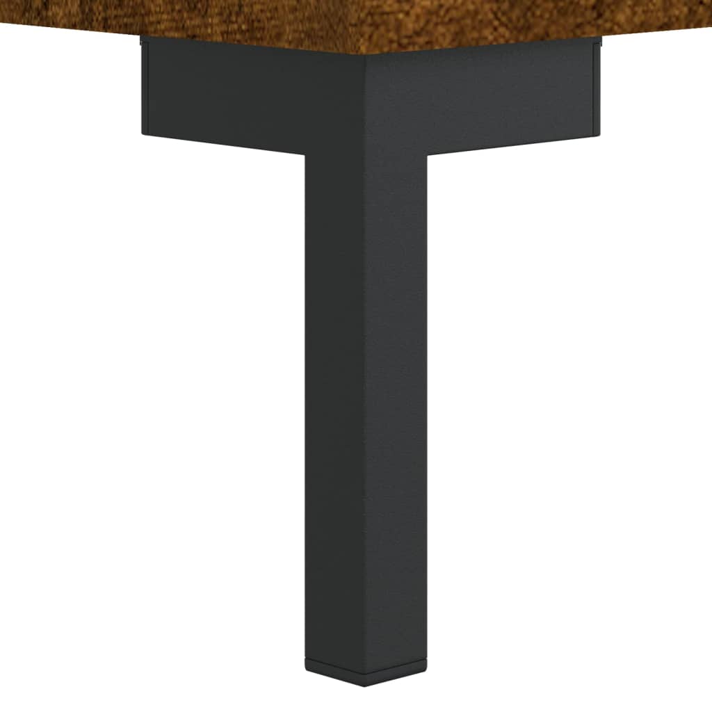 Füstös tölgyszínű szerelt fa tv-szekrény 80 x 36 x 50 cm Füstös tölgyszínű szerelt fa tv-szekrény 80 x 36 x 50 cm