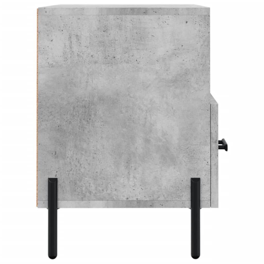 Betonszürke szerelt fa tv-szekrény 80 x 36 x 50 cm Betonszürke szerelt fa tv-szekrény 80 x 36 x 50 cm