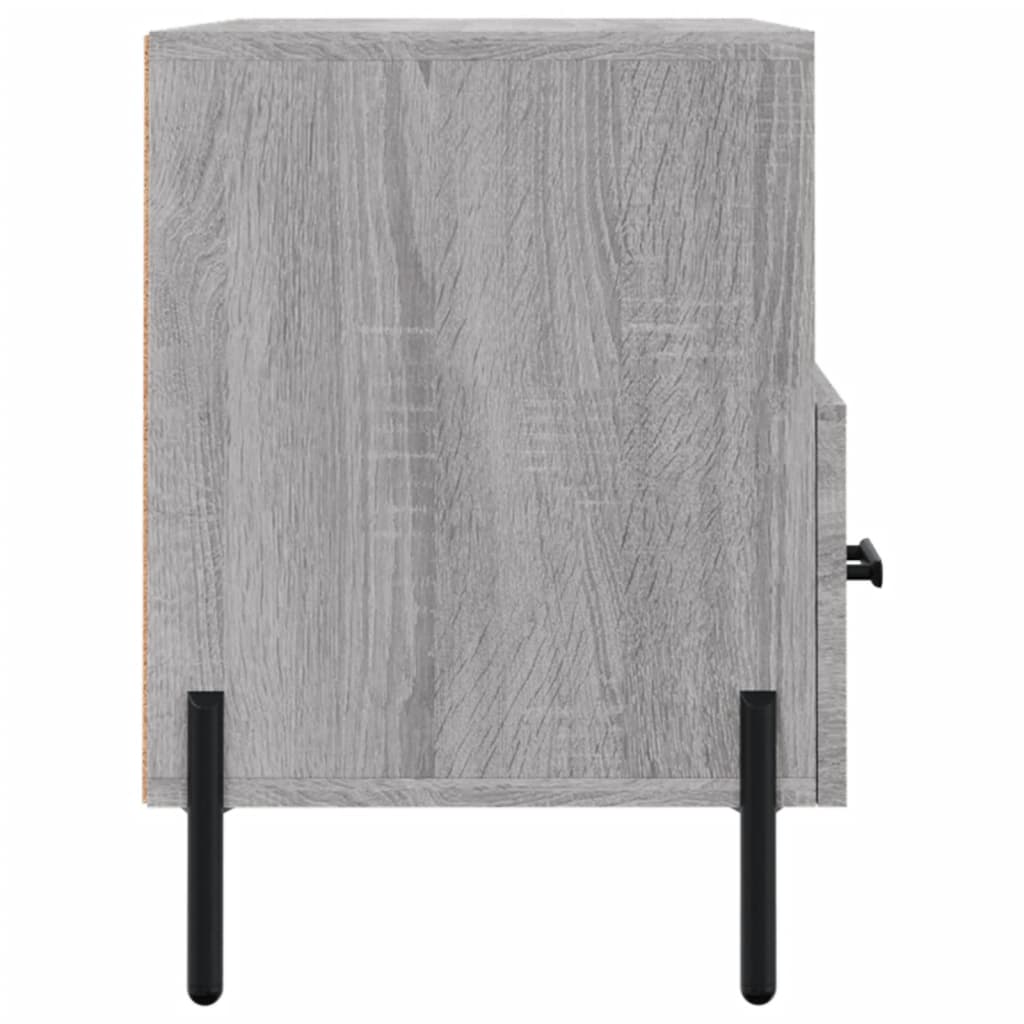 Szürke sonoma színű szerelt fa tv-szekrény 80x36x50 cm