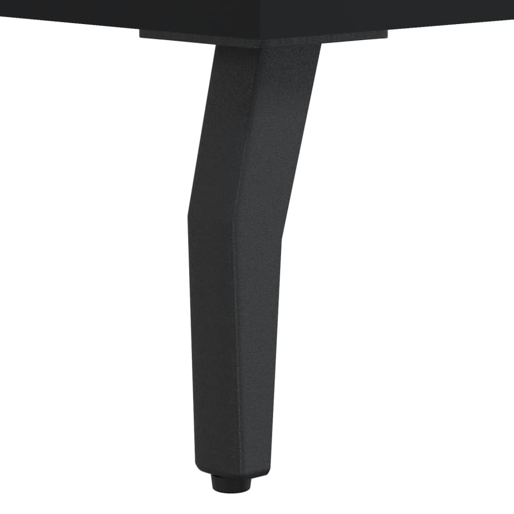 Fekete szerelt fa tv-szekrény 80 x 36 x 50 cm Fekete szerelt fa tv-szekrény 80 x 36 x 50 cm