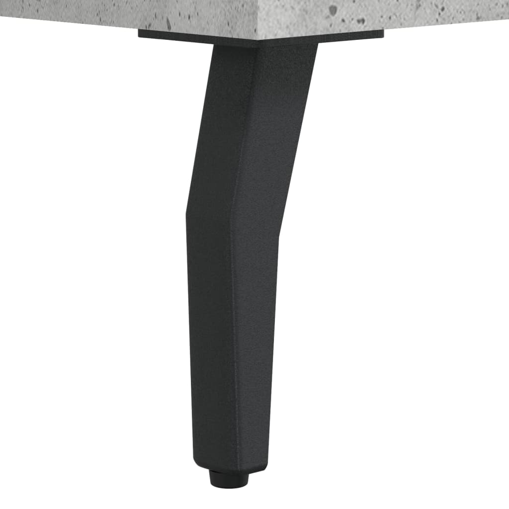 Betonszürke szerelt fa tv-szekrény 80 x 36 x 50 cm