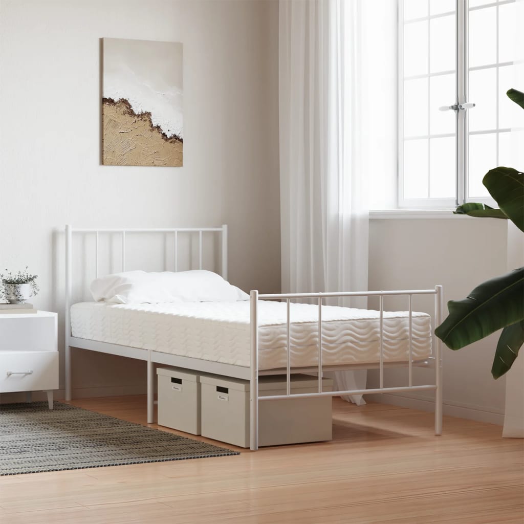 Fehér h2/h3 keménységű habmatrac 90 x 200 cm