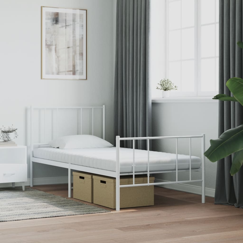 Fehér 7 zónás 20 ild keménységű habmatrac 80 x 200 cm