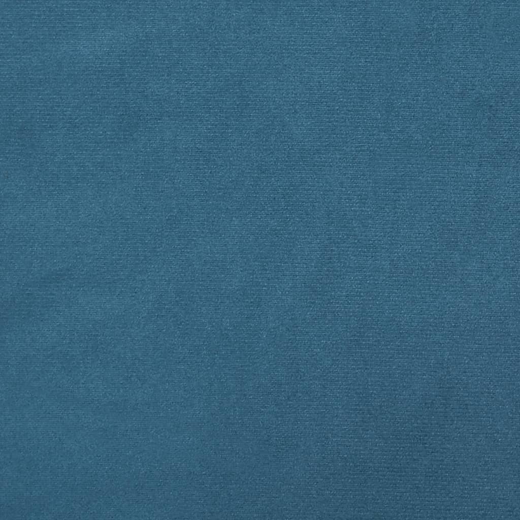 Kék kihúzható bársony heverő 80 x 200 cm Kék kihúzható bársony heverő 80 x 200 cm
