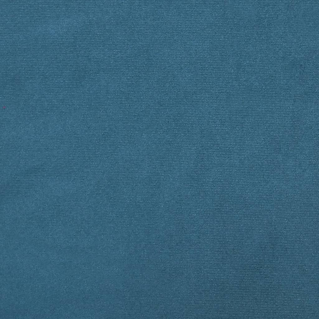Kék kihúzható bársony heverő fiókokkal 80 x 200 cm Kék kihúzható bársony heverő fiókokkal 80 x 200 cm