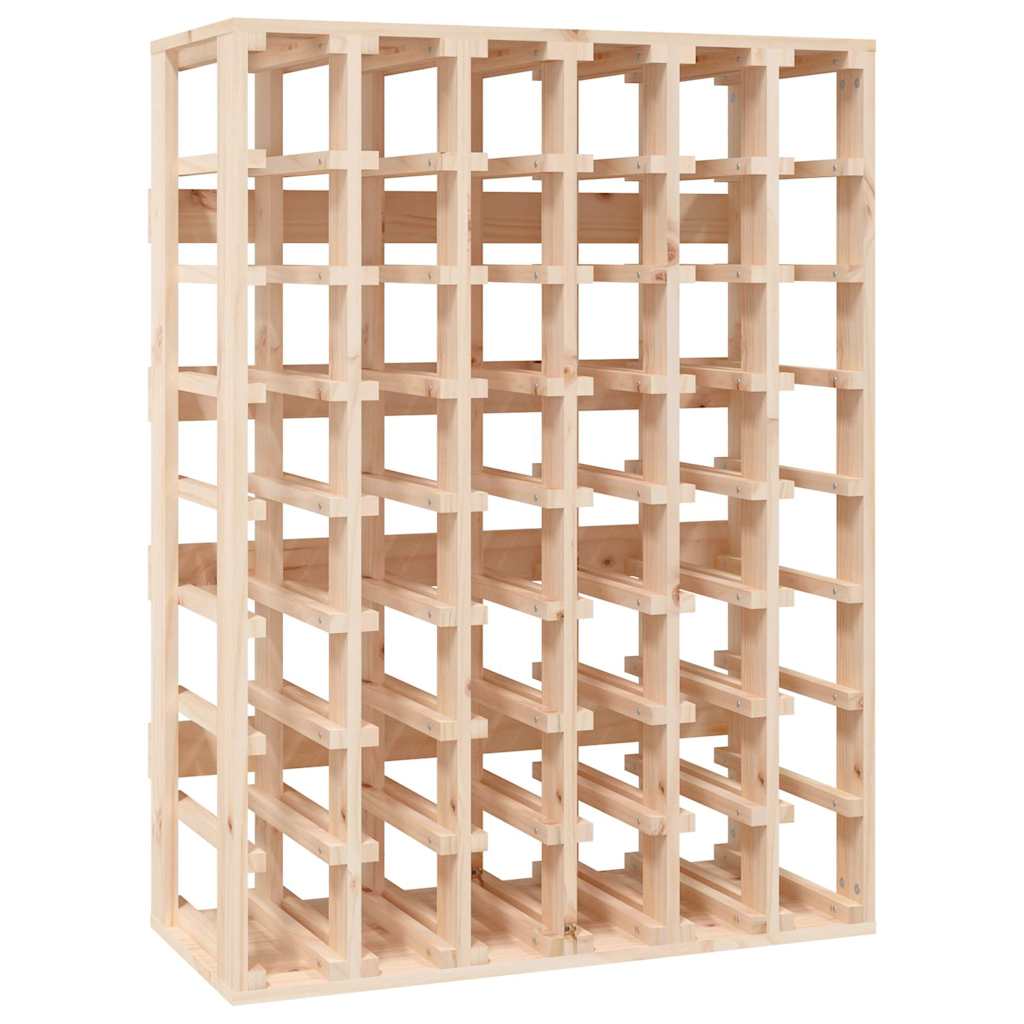 Tömör fenyőfa bortartó állvány 70 x 33 x 94 cm