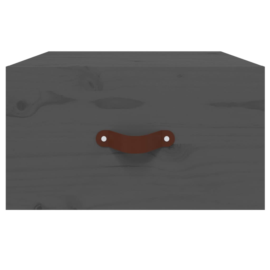 Szürke falra szerelhető éjjeliszekrény 40 x 29,5 x 22 cm