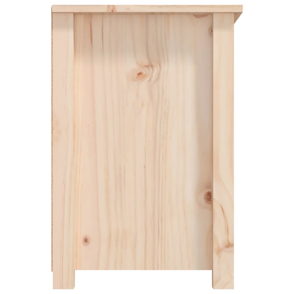 Tömör fenyőfa tv-szekrény 79 x 35 x 52 cm
