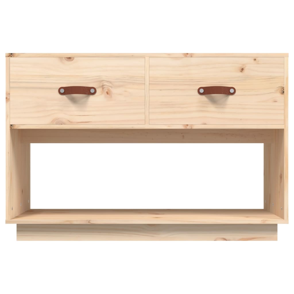Tömör fenyőfa tv-szekrény 90x40x60 cm