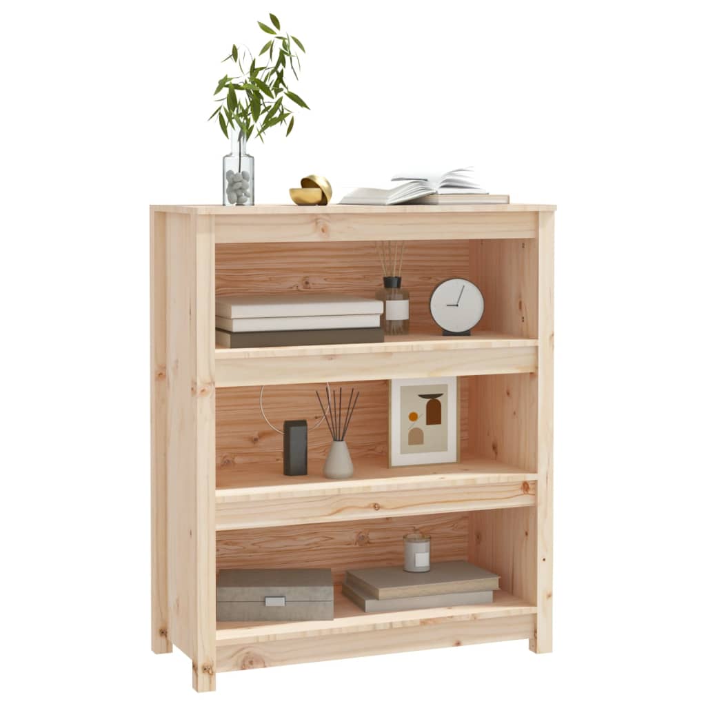 Tömör fenyőfa könyvszekrény 80x35x97 cm Tömör fenyőfa könyvszekrény 80x35x97 cm