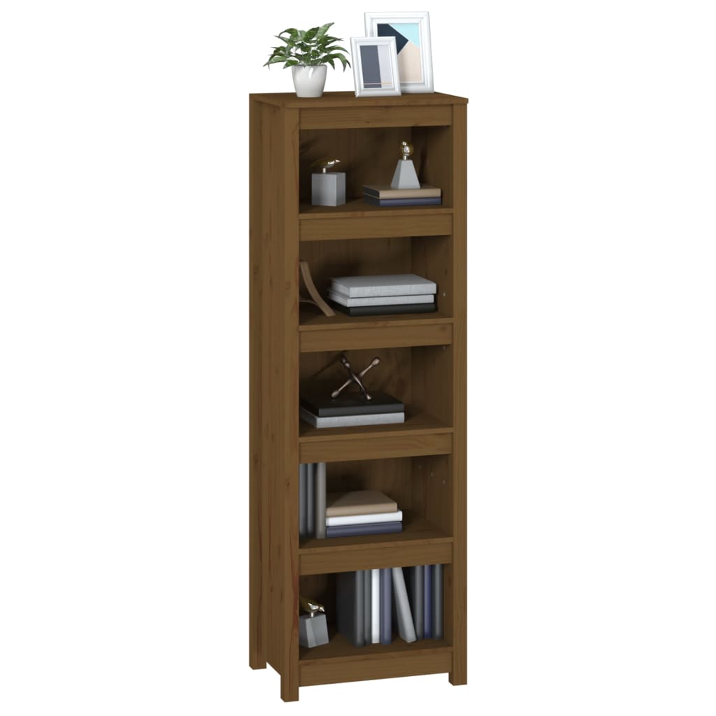 Mézbarna tömör fenyőfa faliszekrény 50x35x154 cm Mézbarna tömör fenyőfa faliszekrény 50x35x154 cm