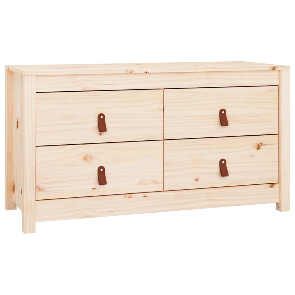 Tömör fenyőfa kisszekrény 100x40x54 cm