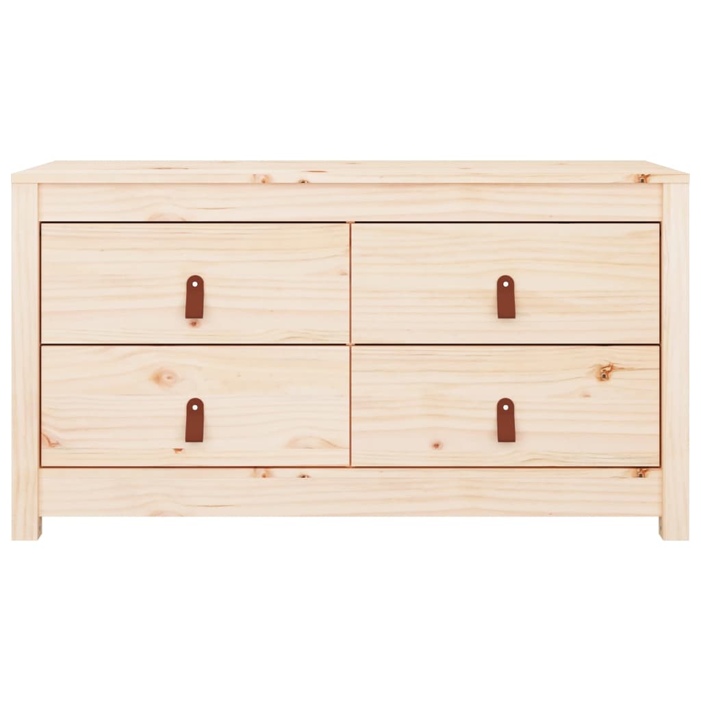 Tömör fenyőfa kisszekrény 100x40x54 cm