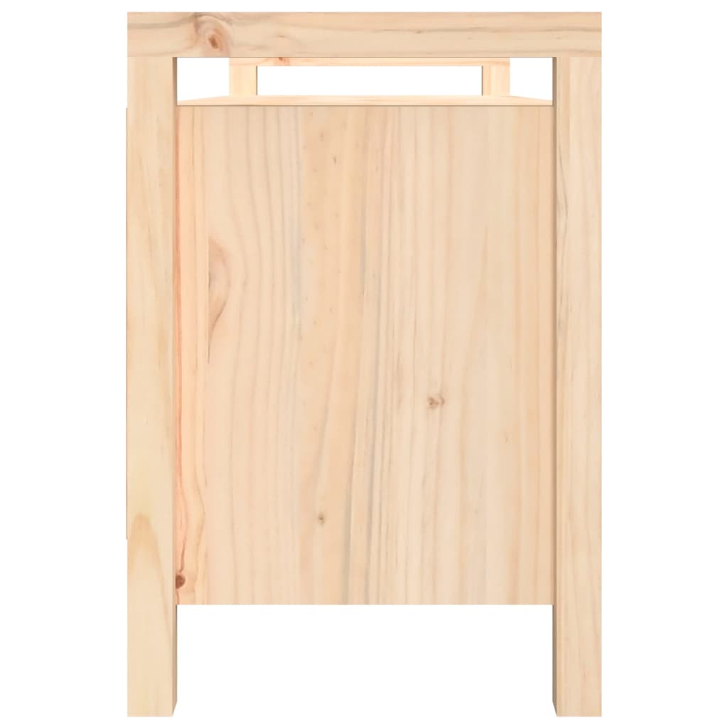 Tömör fenyőfa előszoba pad 110 x 40 x 60 cm