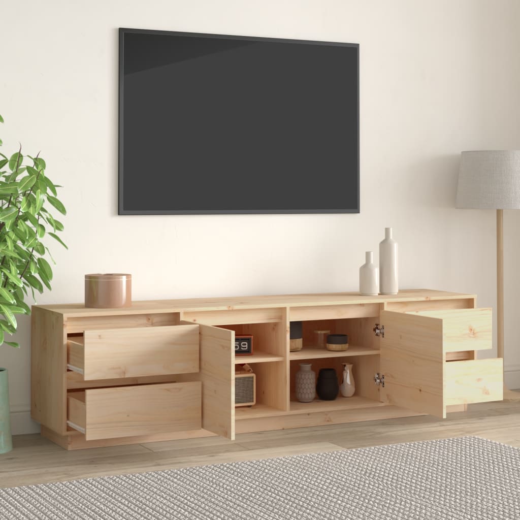 Tömör fenyőfa tv-szekrény 176x37x47,5 cm Tömör fenyőfa tv-szekrény 176x37x47,5 cm