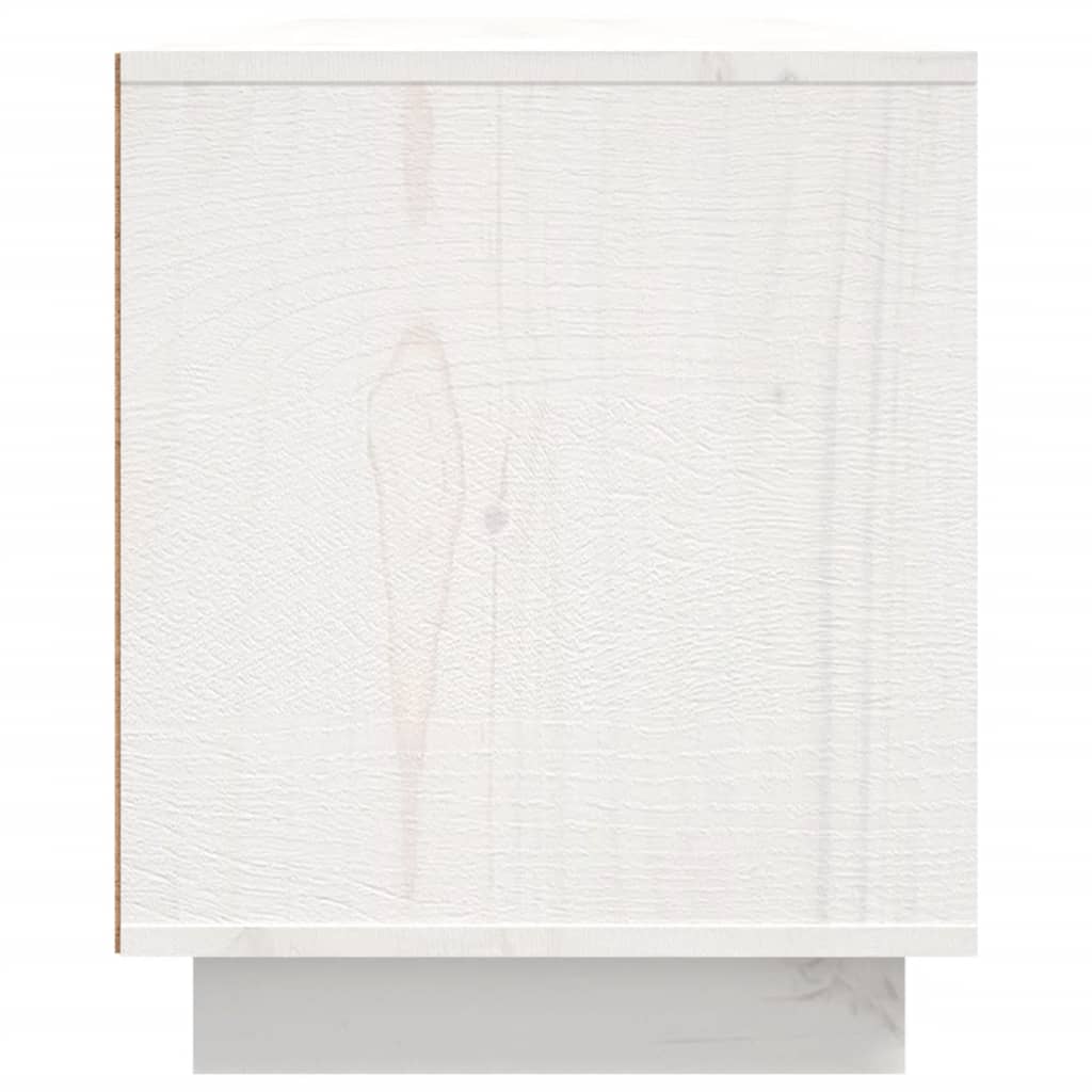 Fehér tömör fenyőfa tv-szekrény 156 x 37 x 45 cm Fehér tömör fenyőfa tv-szekrény 156 x 37 x 45 cm