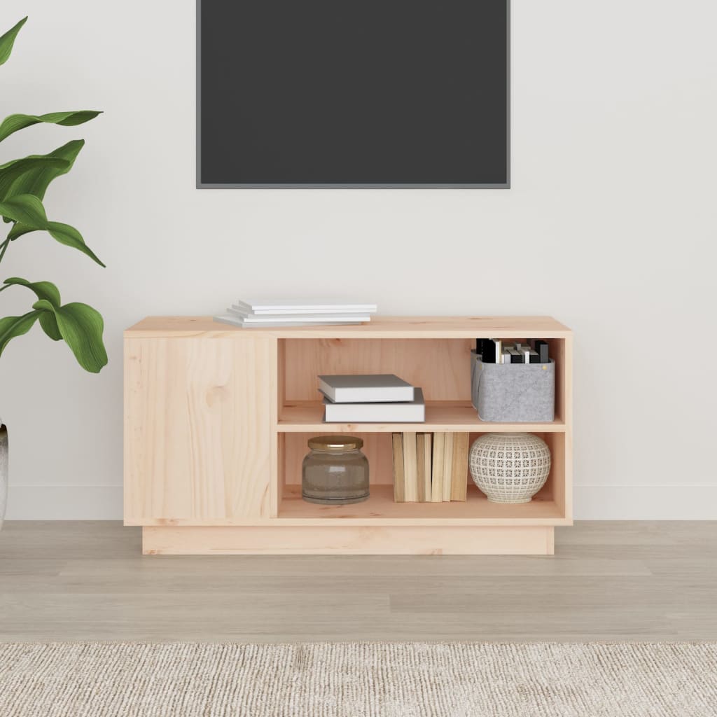 Tömör fenyőfa tv-szekrény 80x35x40,5 cm Tömör fenyőfa tv-szekrény 80x35x40,5 cm