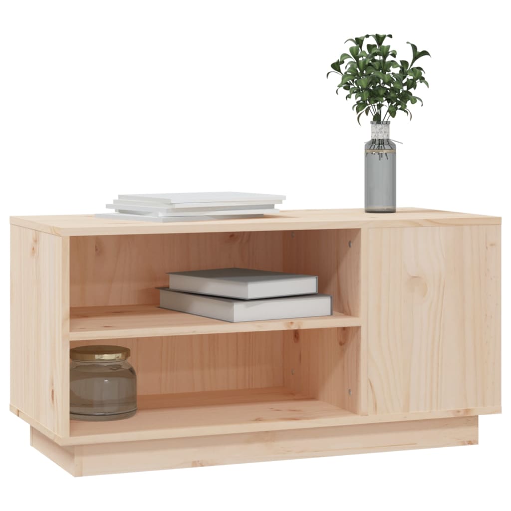 Tömör fenyőfa tv-szekrény 80x35x40,5 cm Tömör fenyőfa tv-szekrény 80x35x40,5 cm