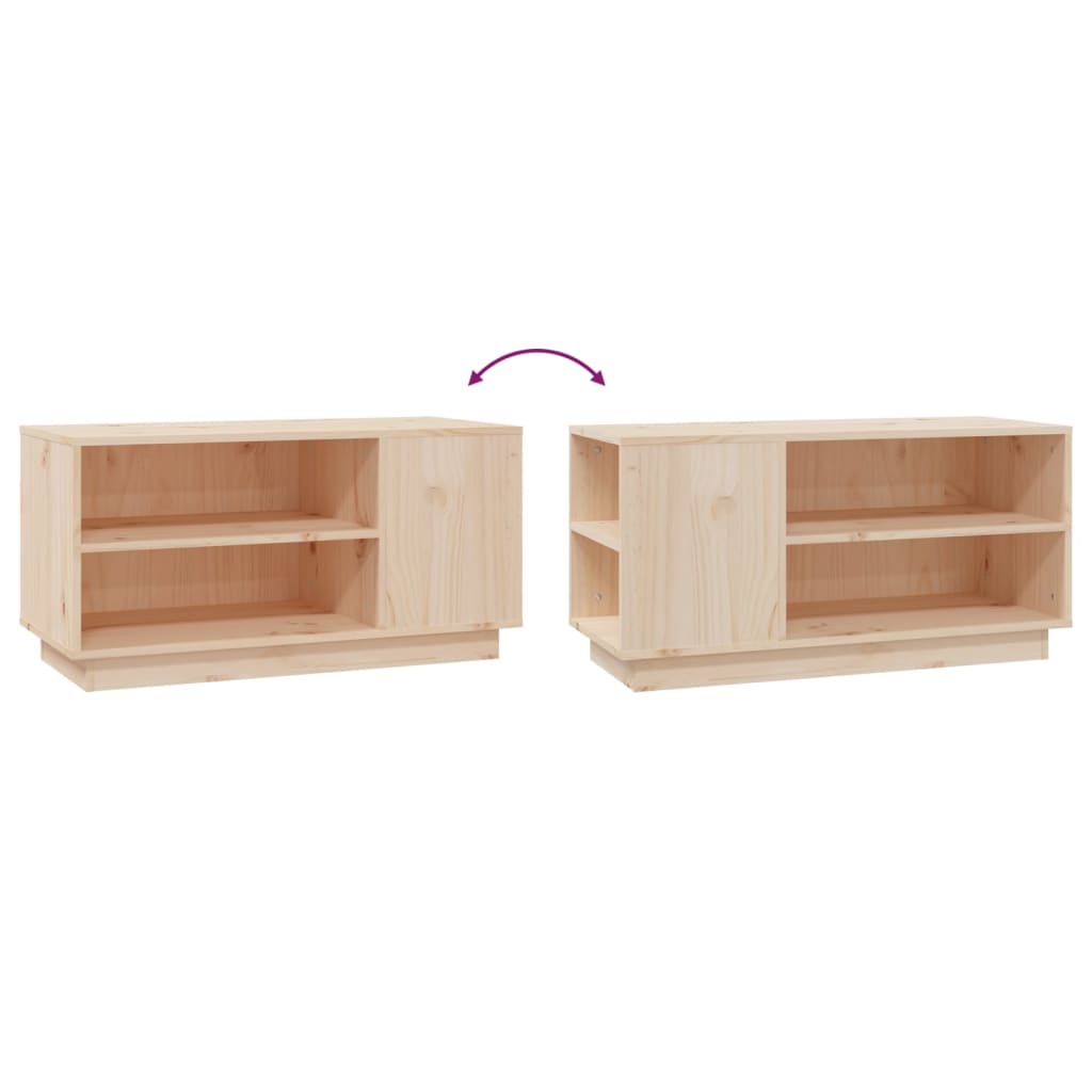 Tömör fenyőfa tv-szekrény 80x35x40,5 cm Tömör fenyőfa tv-szekrény 80x35x40,5 cm