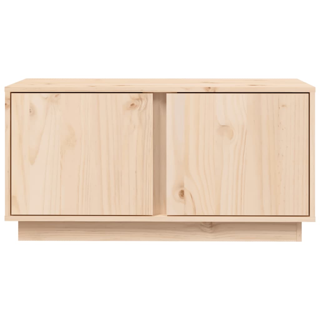 Tömör fenyőfa tv-szekrény 80x35x40,5 cm