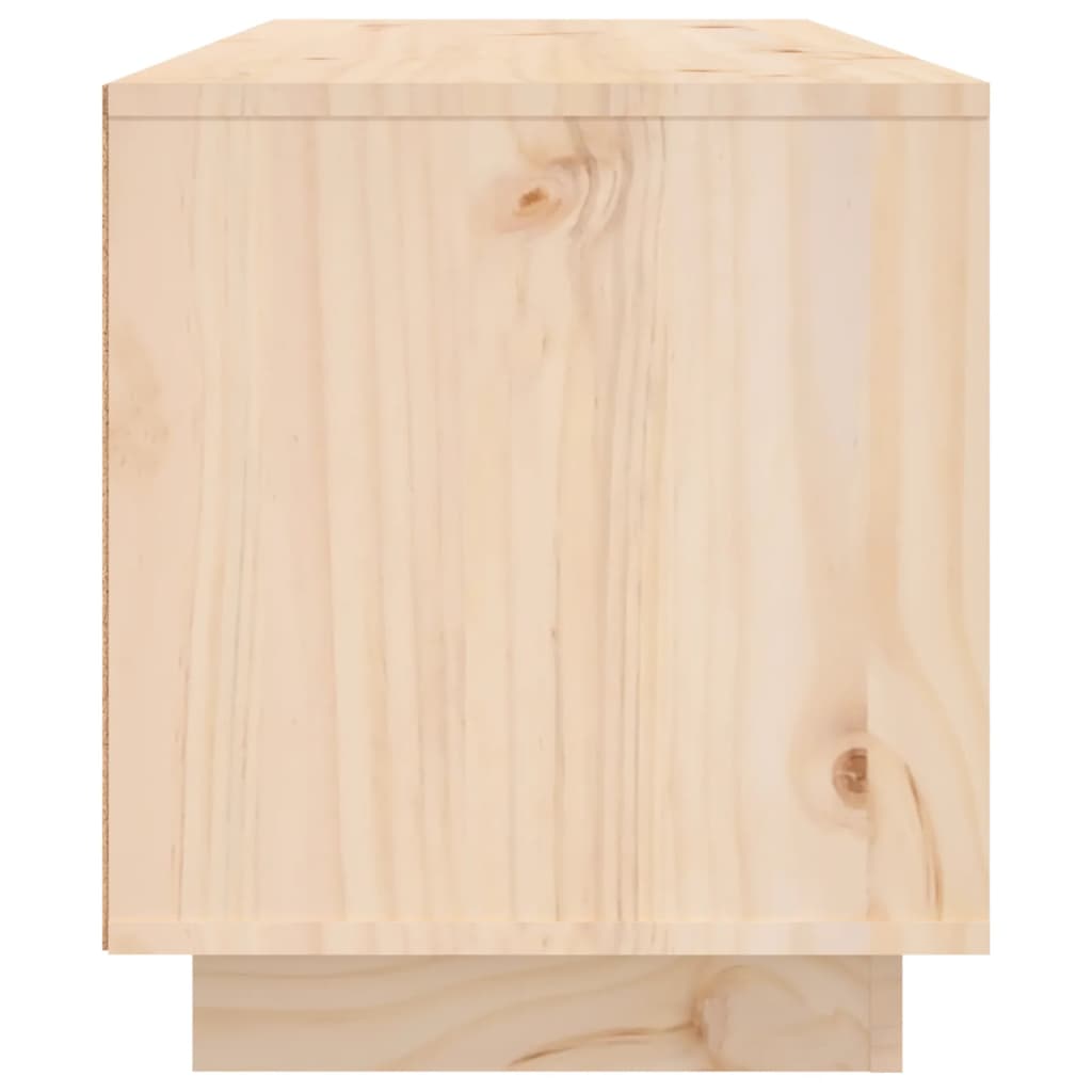 Tömör fenyőfa tv-szekrény 80x35x40,5 cm