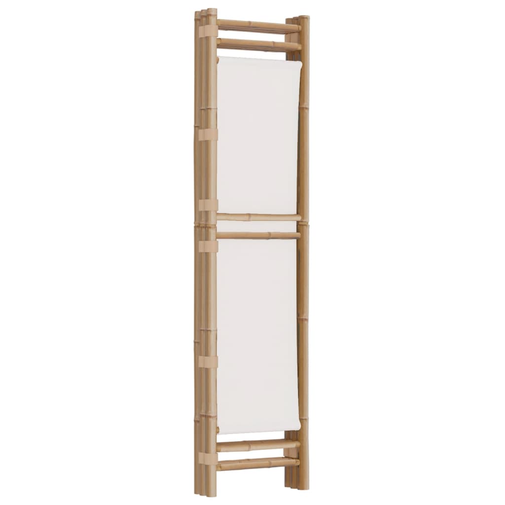 3 paneles összecsukható bambusz és vászon térelválasztó 120 cm 3 paneles összecsukható bambusz és vászon térelválasztó 120 cm