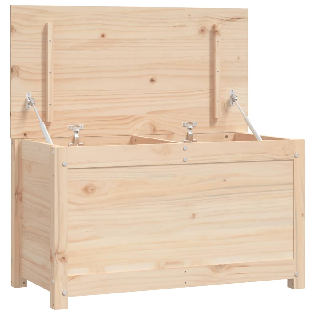Tömör fenyőfa tárolóláda 80 x 40 x 45,5 cm Tömör fenyőfa tárolóláda 80 x 40 x 45,5 cm