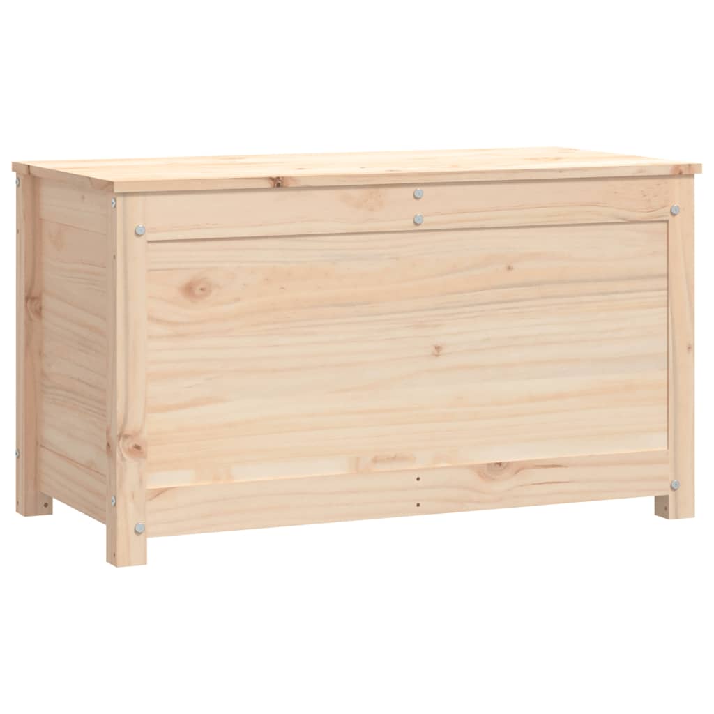 Tömör fenyőfa tárolóláda 80 x 40 x 45,5 cm Tömör fenyőfa tárolóláda 80 x 40 x 45,5 cm