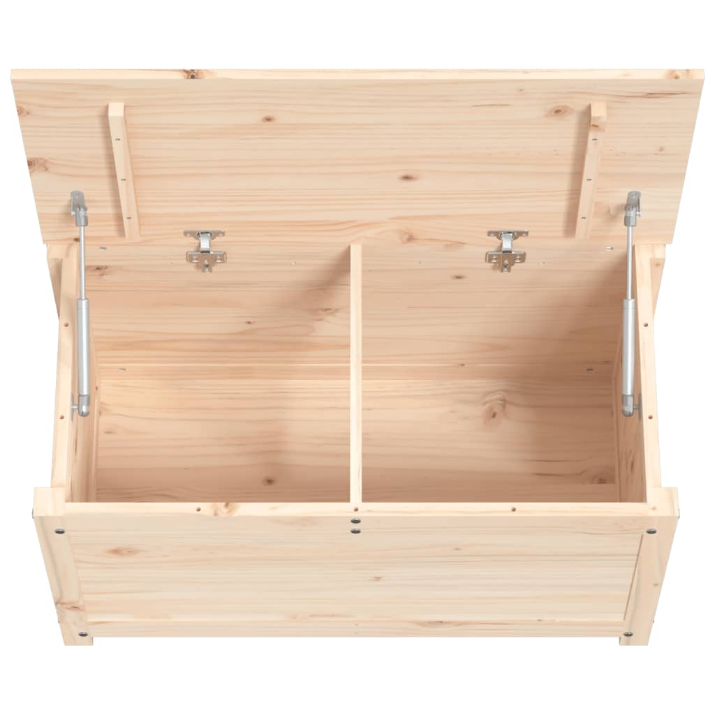 Tömör fenyőfa tárolóláda 80 x 40 x 45,5 cm Tömör fenyőfa tárolóláda 80 x 40 x 45,5 cm