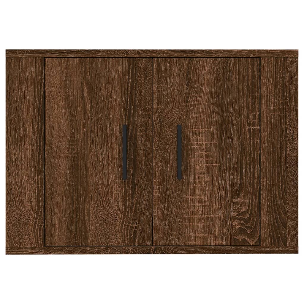 Barna tölgy színű fali tv-szekrény 57 x 34,5 x 40 cm Barna tölgy színű fali tv-szekrény 57 x 34,5 x 40 cm