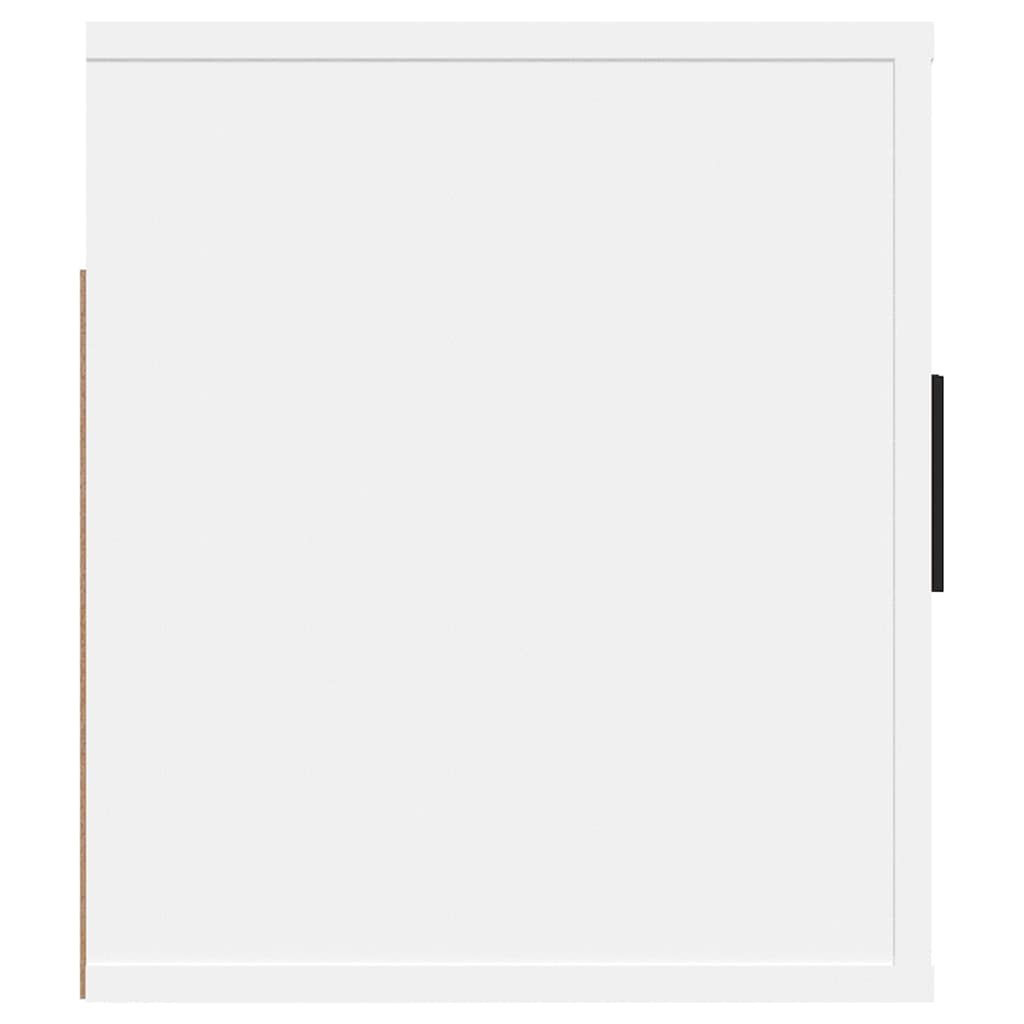 Magasfényű fehér fali tv-szekrény 80x34,5x40 cm