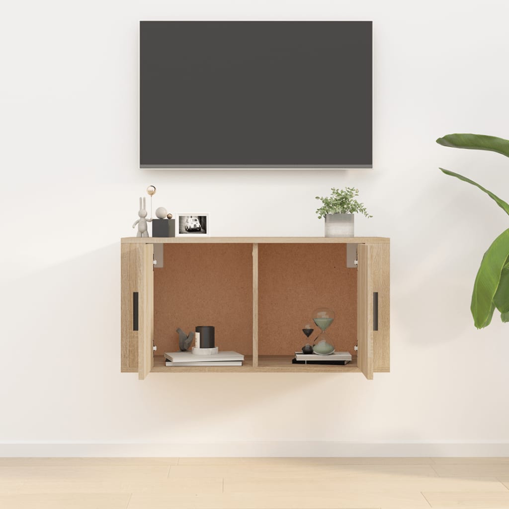 Sonoma tölgy fali tv-szekrény 80 x 34,5 x 40 cm