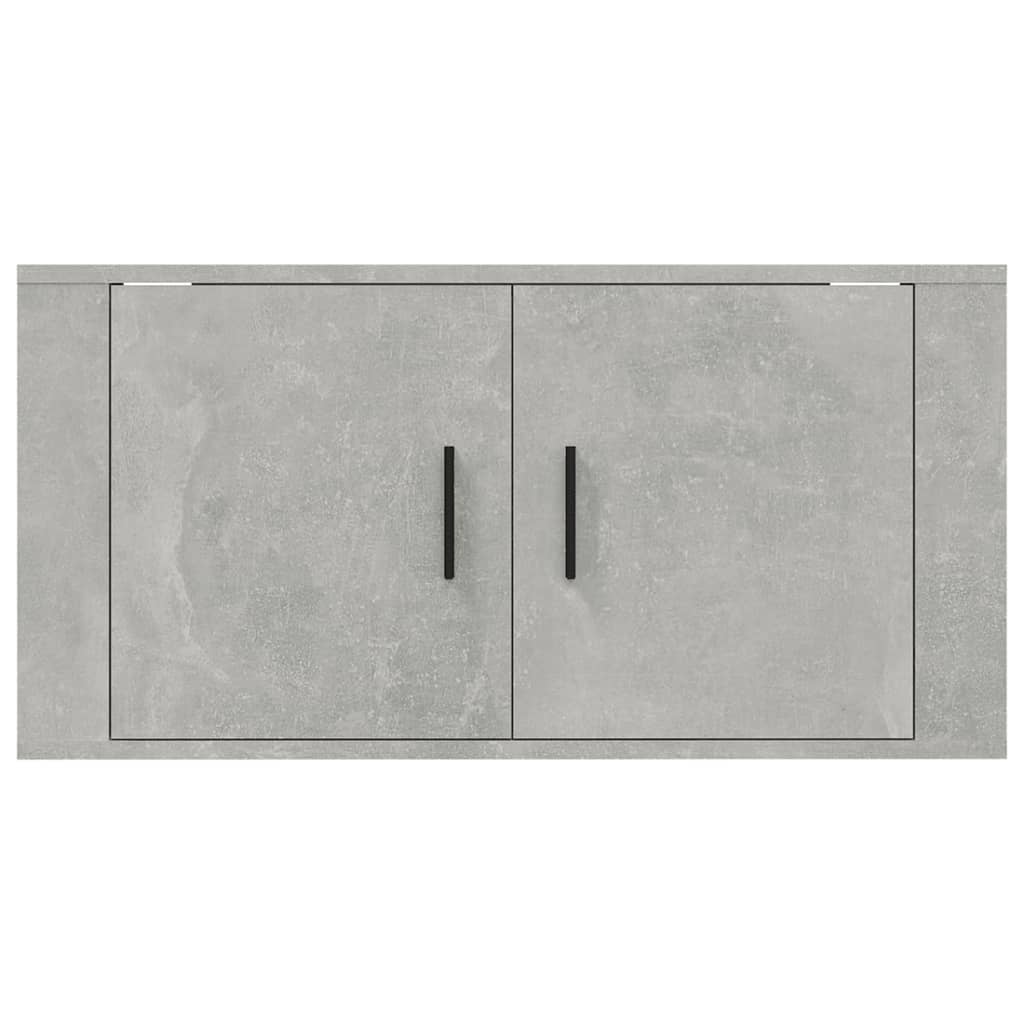 Betonszürke fali tv-szekrény 80x34,5x40 cm