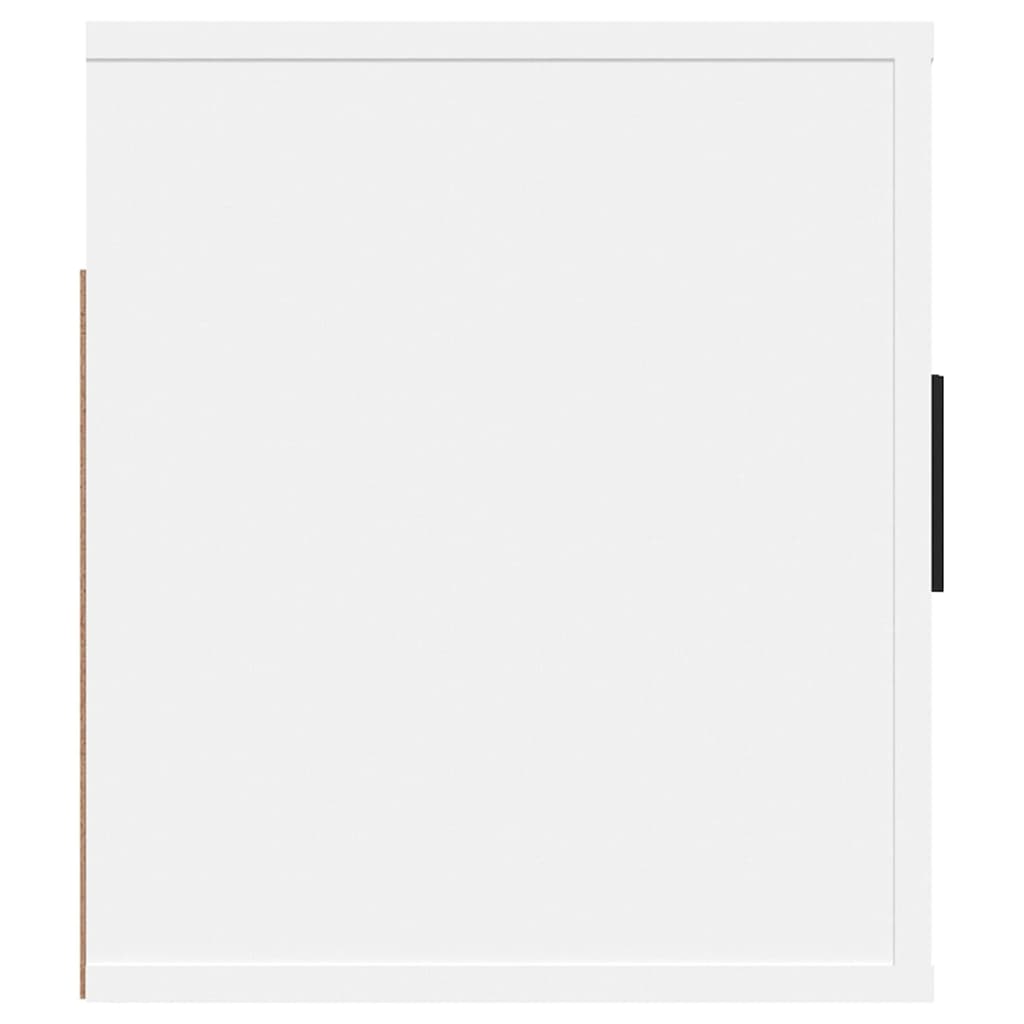 Magasfényű fehér fali tv-szekrény 100x34,5x40 cm