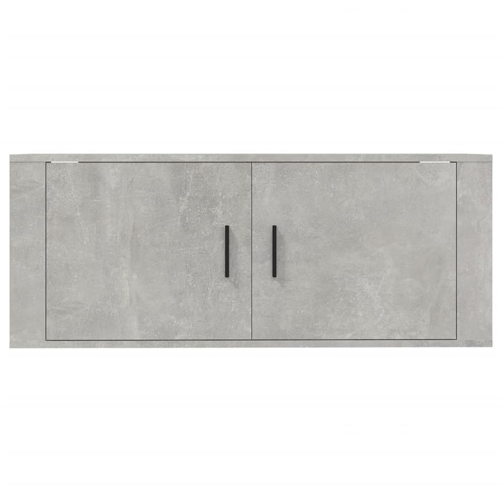 Betonszürke fali tv-szekrény 100x34,5x40 cm