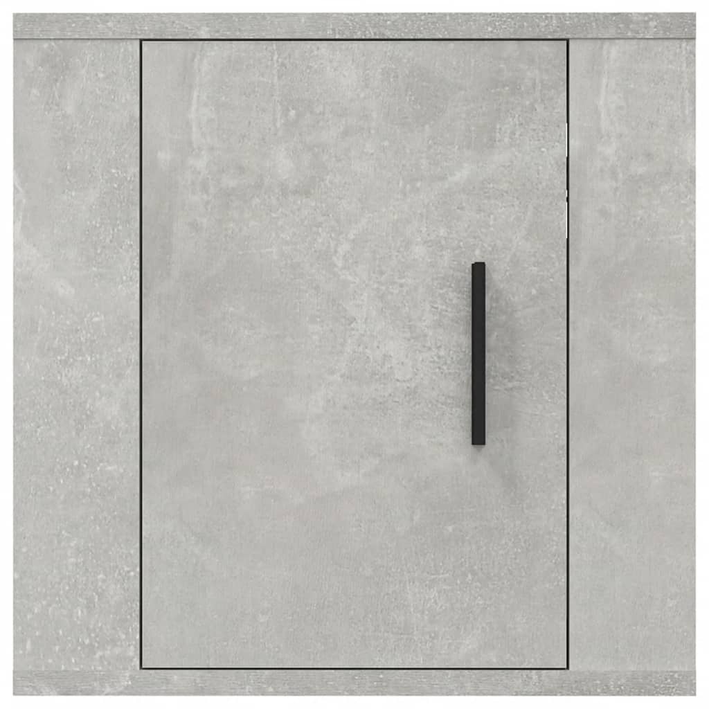 2 db betonszürke fali tv-szekrény 40x34,5x40 cm