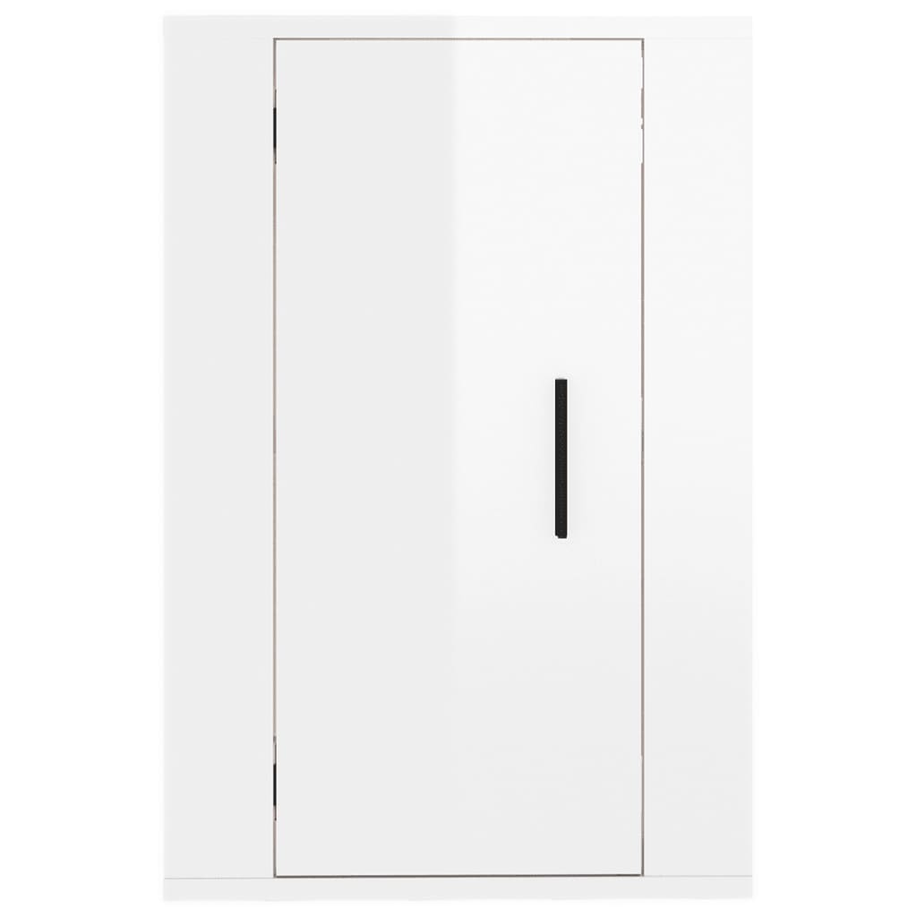 2 db magasfényű fehér fali tv-szekrény 40x34,5x60 cm 2 db magasfényű fehér fali tv-szekrény 40x34,5x60 cm